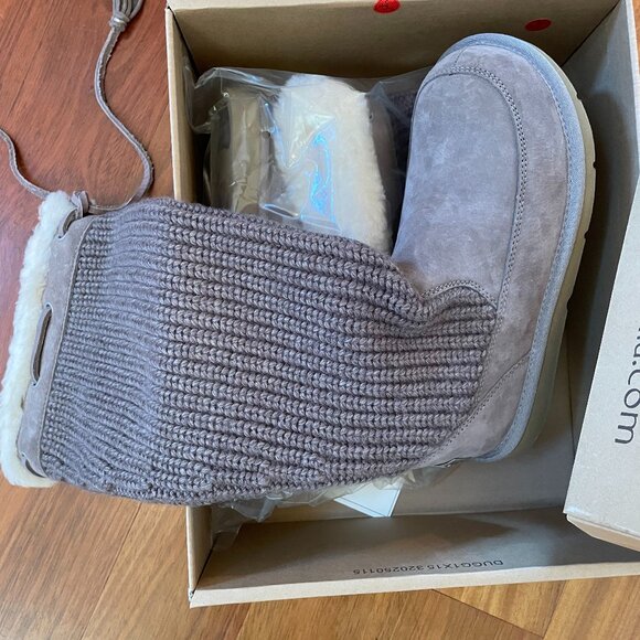NEW UGG Suburb Crochet Tall Boots Size 6 - Picture 1 of 6